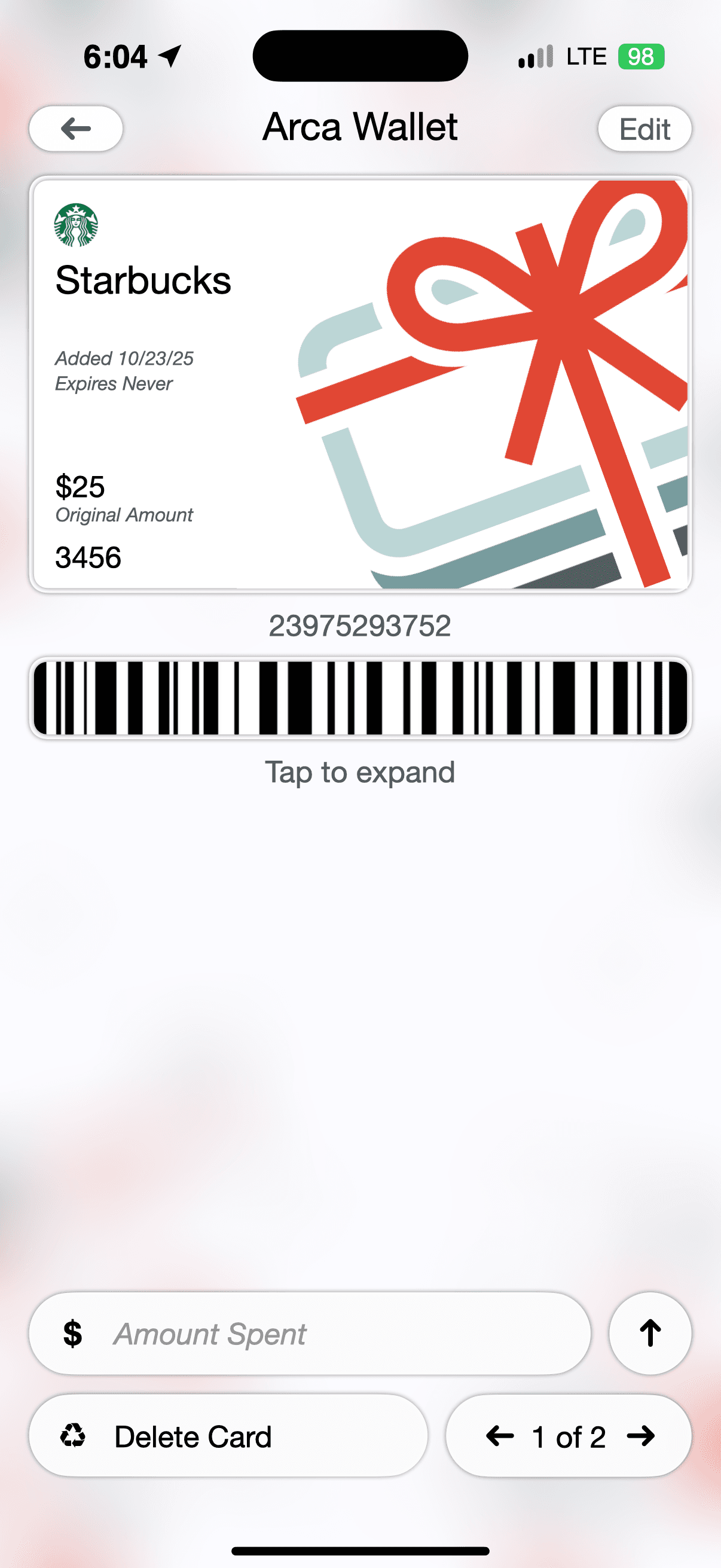 Lock screen notification